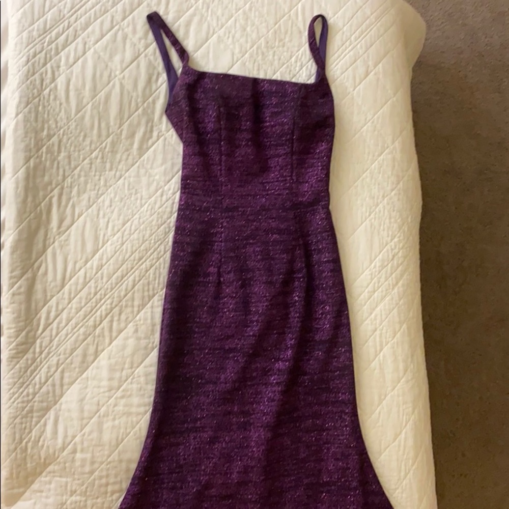 Purple jovani maxi dress